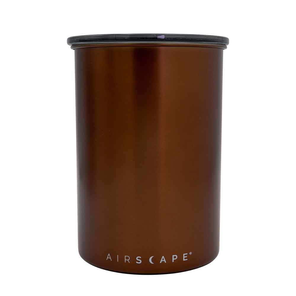 Airscape® Edelstahl-Aromabehälter mittel, kupfer gebürstet Airscape® Edelstahl-Aromabehälter mittel, kupfer gebürstet